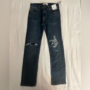 812. Abercrombie Kids Slim Skinny Jeans, size 11/12, blue